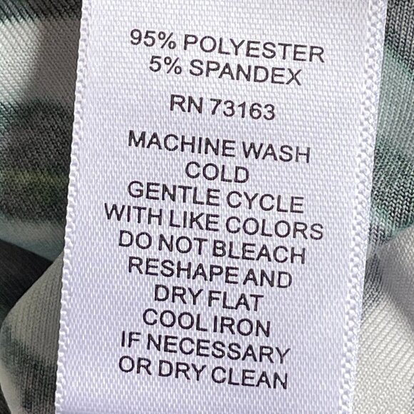 Melissa Paige Pull on Wide Leg Palazzo Pants Tropical Fern Print Size 3X - Picture 7 of 7